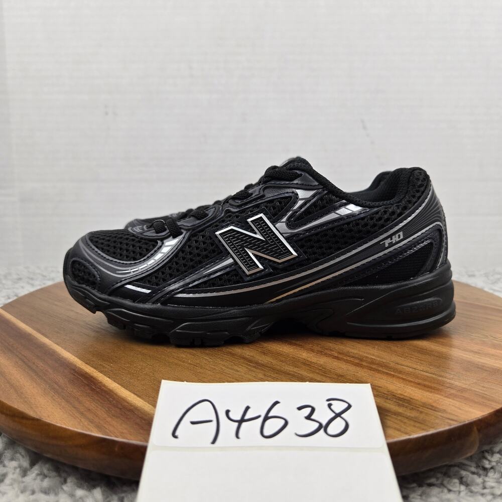 New Balance Kids 1 740 Black Silver Metallic Casual Daily Sneaker PZ740BM